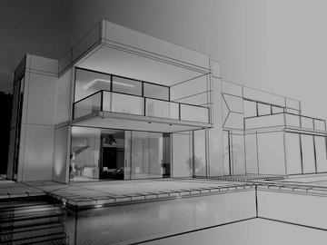 architectural rendering created in sketchup